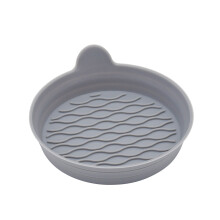 Tappetino in silicone per portabicchieri auto, altezza 2,8 cm, resistente alle alte temperature per auto/camion (grigio)
