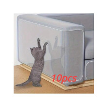 Adesivos de proteção contra arranhões 10/20 – Película de PVC transparente dupla face para sofás e poltronas, resistente a arranhões de