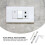 21Pièces Ensemble Réparation Boîte Électrique Métal Usage Interrupteur 5