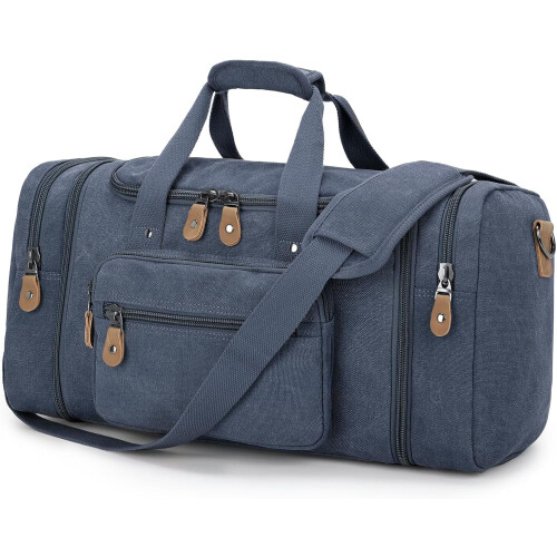 Τσάντα Duffle από καμβά για ταξίδια 60L με δυνατότητα επέκτασης, για το