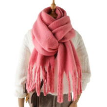 Écharpe épaisse à franges pour un hiver chaud et stylé