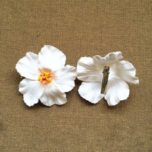 Pince à cheveux bohème en fleur artificielle de frangipanier pour femmes et filles