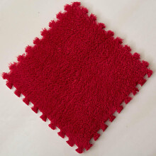 Interlocking Area Rugs Front Door Non Slip Rug Red 1414in Square Floor Mats