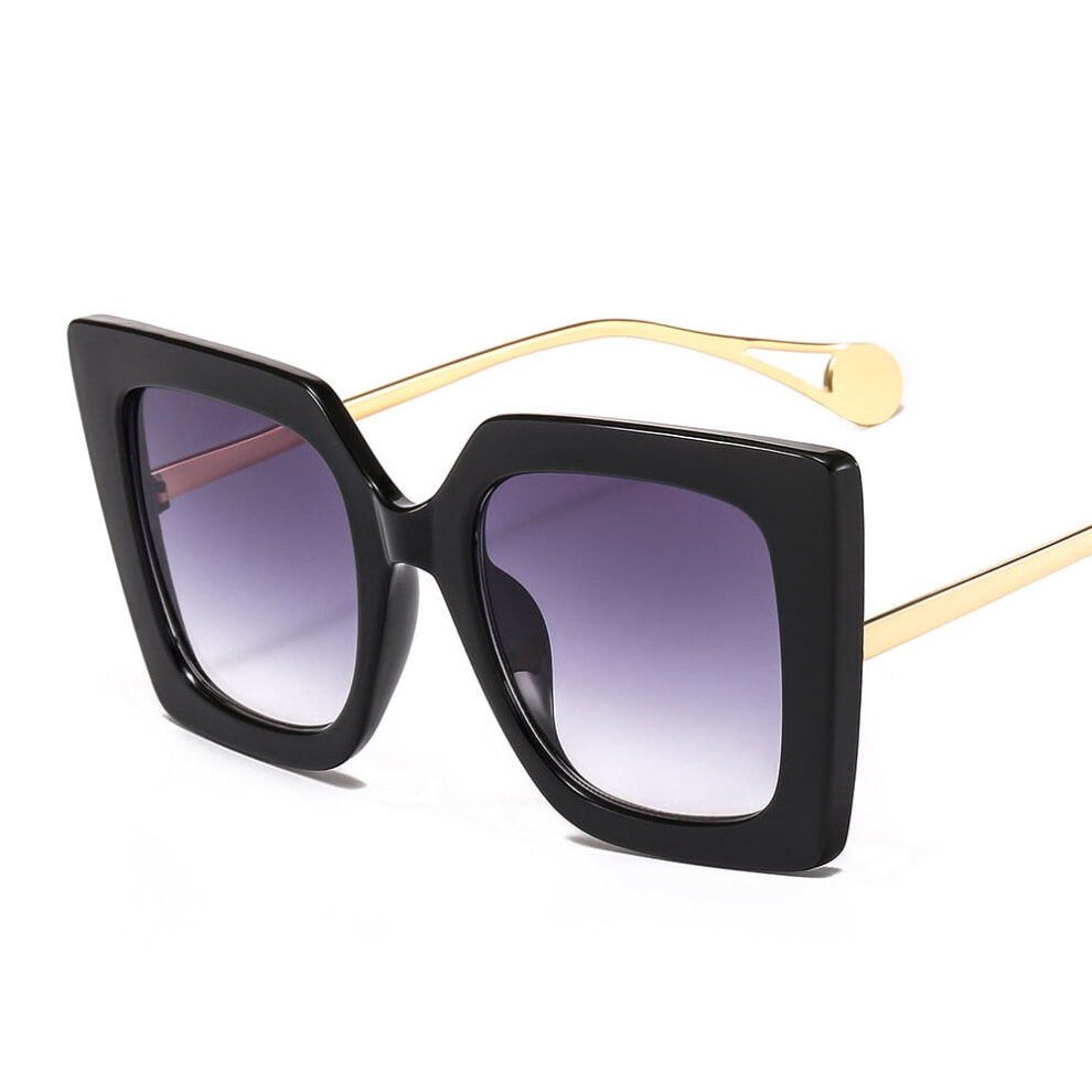 Oversized Blue Light Glasses for Women, Anti Fatigue Prevent Headache Computer Eyeglasses