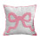 Valentinsdagssløyfepute rosa 43 cm 1