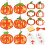 Religieuze pompoen knutselset 24 sets tissuepapier DIY 1