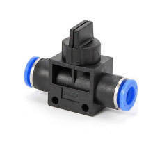Pneumatische slangkoppeling voor PU/PE/PV-slangen van 4–12 mm