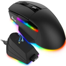 Blaze X RGB draadloze gamingmuis met dockingstation, 12000 DPI
