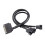 SATAs To 4Pin PC Fan Power Splitter Cable Braideds Sleeve Multiple Cooling Connectors For Computer Case Airflows Optimization 1