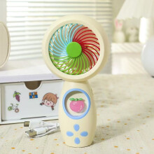 1Pcs Portable Mini Wireless Fan USB Rechargeable Handheld Cute Cat Ears Fan Summer Camping Hand fan With Cell Phone Holder