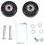 Σετ 55X18 χιλ. με 2 ανταλλακτικές ρόδες για βαλίτσες αποσκευών, περιστρεφόμενες 3