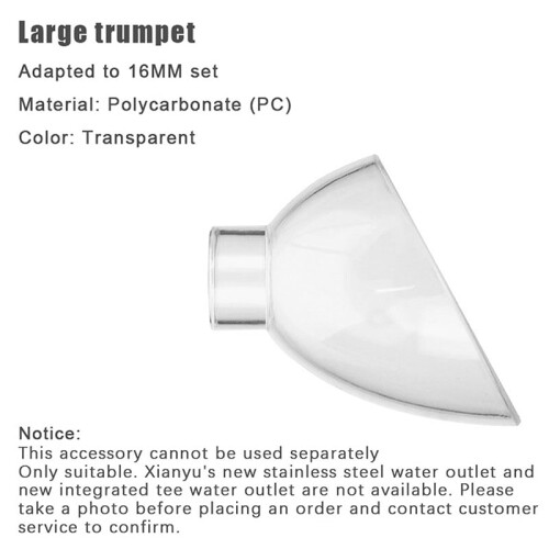 PC-Aquarium-Auslassrohr 12/16 mm Transparent