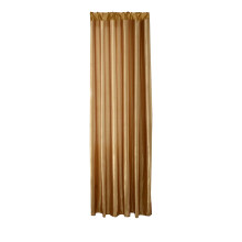 Satin Curtains Gold Elegant Curtain Thermal Insulated Soundproof Room Darkening Window Curtain Solid Home Decor Drapes for Living Room Bedroom