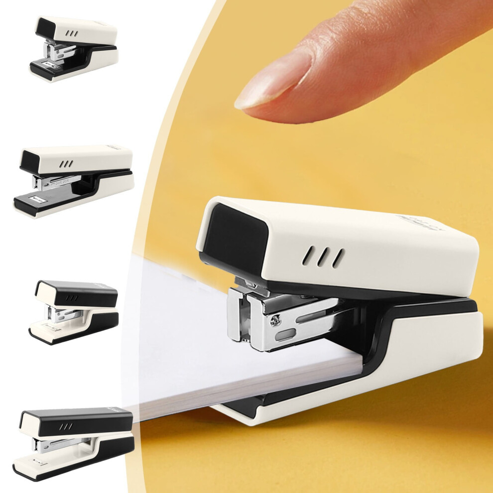 Effortless Stapler - Rotatable Staplers For Desk, One Finger Touch Stapling, Easy To Load Ergonomic Heavy Duty Stapler 9071309955088