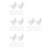 200Pcs Clear Plastic Rope Light Mount Clips for Home Use Reliable Fit 4