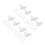200Pcs Clear Plastic Rope Light Mount Clips for Home Use Reliable Fit 7