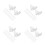 200Pcs Clear Plastic Rope Light Mount Clips for Home Use Reliable Fit 10