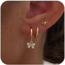 Gold Plated Pearl Drop Earrings for Women Hypoallergenic 1