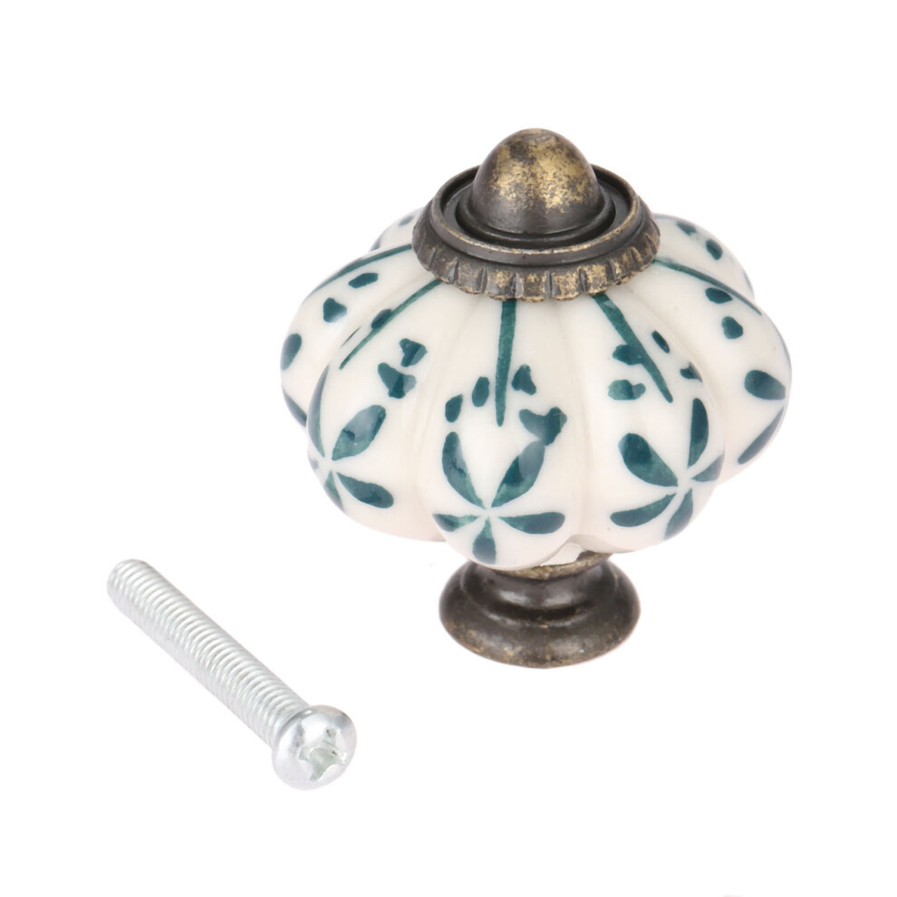Antique Ceramic Pumpkin Cabinet Knobs 3833Mm 900223242044