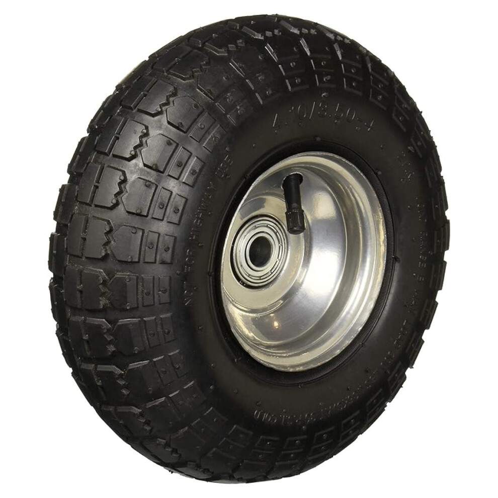 Heavy Duty Air Tire Replacement Wheel, Extra Wide Tires For Wagon, Dolly, Hand Truck, And Cart 9425574037701