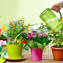 Ergonomic Watering Can, Comfort Grip Watering Pot for Home Gardening, User Friendly Watering Can for Indoor Outdoor Greenery Care