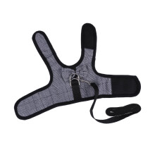 Pet Harness Black Vest Style Breathable and Durable for Small Pets