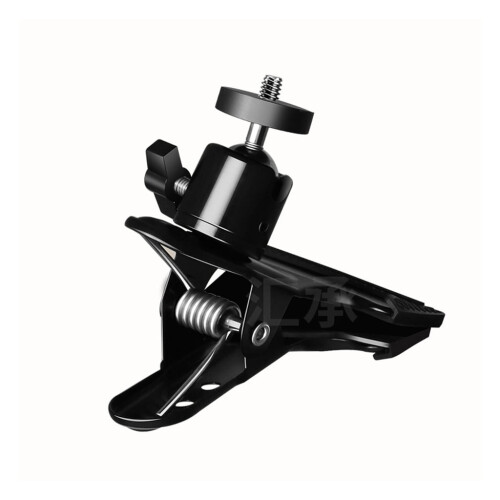 Soporte de abrazadera para cámara giratorio de 360 con tornillo de 1/4".