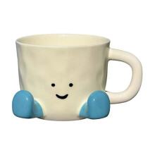 Keramische mok in de vorm van een voet – originele koffiebeker, 350 ml