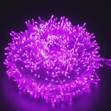 10M80LED Lichterkette mit Fernbedienung und USB-Anschluss, wasserdichtes, transparentes Kabel – für den Innen- und Außenbereich, kompatibel mit