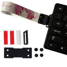 Ergonomický popruh na klávesnicu, látkový popruh na prenášanie, 15 cm