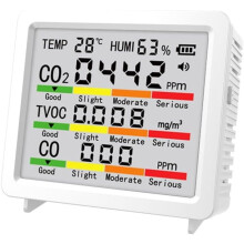 Luftkvalitetsmåler CO2HCHO TVOC4-tommers skjerm