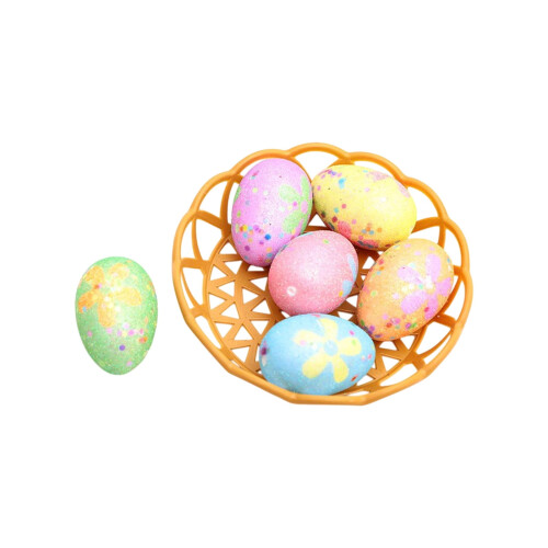 Easter Eggs, Empty Easter Eggs Fillable, Colorful Bright Plastic Eggs Bulks for Easter,Party Favors, Easter Decorations(1PC,15CM), By 1