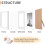 4x6 Picture Frames Set of 10 – White, Acrylic Front 4