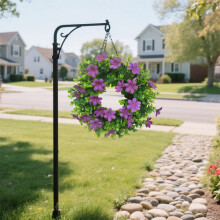 Couronne de porte décorative en eucalyptus artificiel de 30 cm (11,8 po) pour le printemps