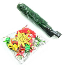 Sapin de Noël artificiel de 45 cm avec décorations suspendues, décoration de Noël pour la maison ou l'hôtel, petite décoration de Noël pour