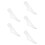 5Pièces Mannequin Transparent En Plastique Pour Présentation 8