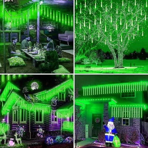 Ηλιακά φωτιστικά LED για βροχή μετεωριτών, 8 σωλήνων, 30cm 2