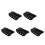 5Pièces Kit Châssis Robot Tank Tracté ABS Noir Pour Projets Stem 9