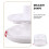 White Plastic Cake Box with Handle for Easy Cake Transport 8
