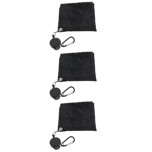 3pcs Portable Golfs Towel Reusable Golfs Convenient Ball 2