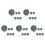 30Pcs Reusable Wedding Bouquet Handle Floral Foam Block 9
