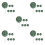 30Pcs Reusable Wedding Bouquet Handle Floral Foam Block 10