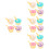 4Sets Eiscreme Schalen Set Kunststoff Bowls 8