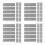 Black Screen Door Repair Patch Kit Mesh Tape Waterproof DIY Use 9