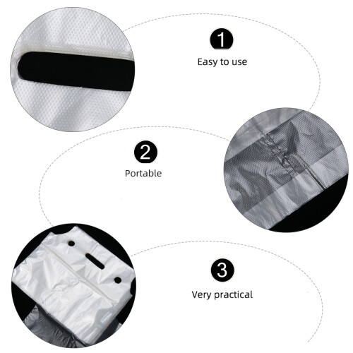 100Pcs Transparent Disposable Beverage Bags for Coffee Tea 2
