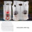 100Pcs Transparent Disposable Beverage Bags for Coffee Tea 8