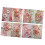 8 φύλλα A5Flowers Paper Χαρτί Scrapbooking Χαρτί χαρτικών Διακοσμητικό χαρτί για χειροτεχνίες 7