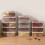 Luchtdichte voedselcontainer met twee compartimenten, wit 5