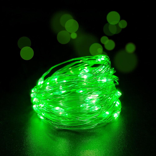 Φωτάκια LED με μπαταρία σε σχήμα σταγόνας δροσιάς και χρονοδιακόπτη (6 ώρες ON/18 ώρες 1