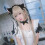 1Set Comfortable Black Plush Fox Ears Tail Headband Cosplay 3